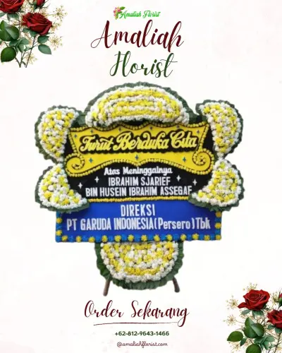 Papan Bunga Duka di Pakuhaji